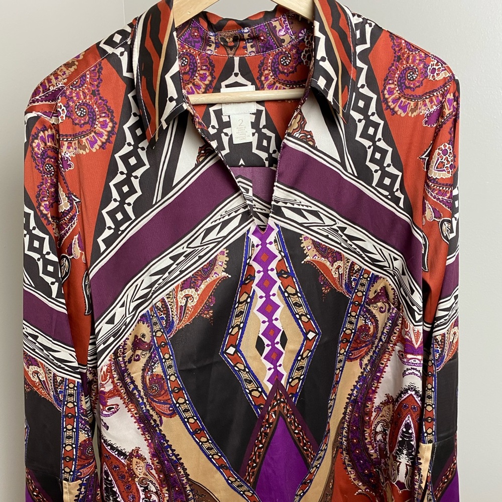 Chico’s multicolored blouse